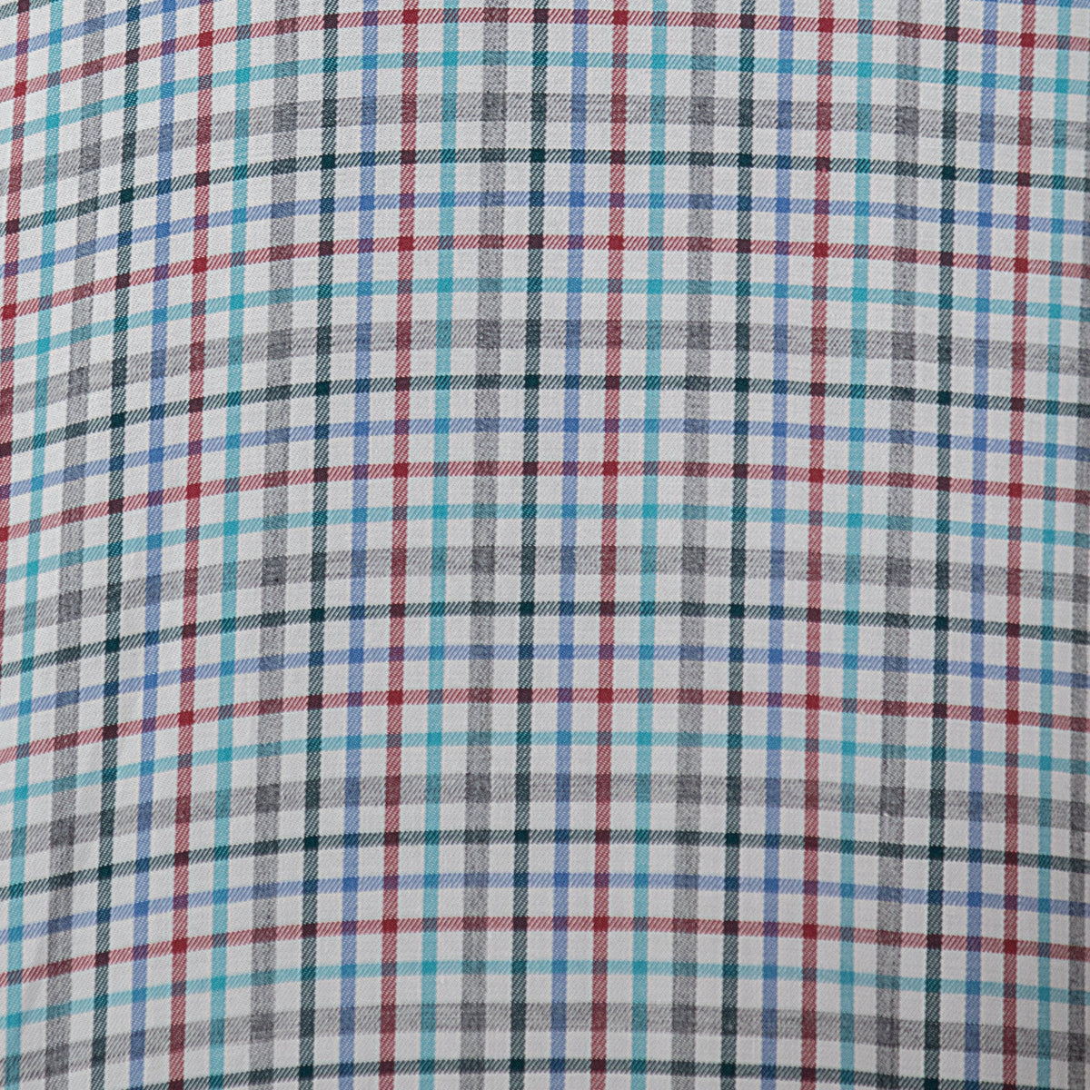 Camisa Multicolor de Cuadros Manga Corta 100% Algodón 2510291