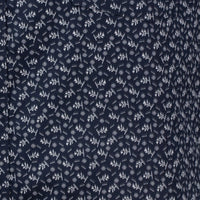 Camisa Estampada Negra Manga Corta Talla Extra 100% Algodón 2511093 - dioromx