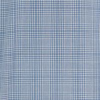 Camisa Cuadros Azul Manga Corta 100% Algodón 2512310 - dioromx