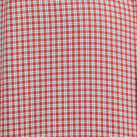 Camisa Roja de Cuadros Manga Corta 100% Algodón 2512311