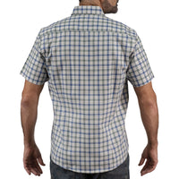 Camisa Cuadros Verde Manga Corta 100% Algodón 2512313 - dioromx