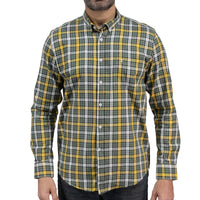 Camisa Cuadros Verde Manga Larga 100% Algodón 2516027 - dioromx