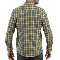 Camisa Cuadros Verde Manga Larga 100% Algodón 2516027 - dioromx