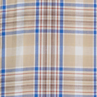 Camisa Cuadros Café Manga Larga 100% Algodón 2516063 - dioromx