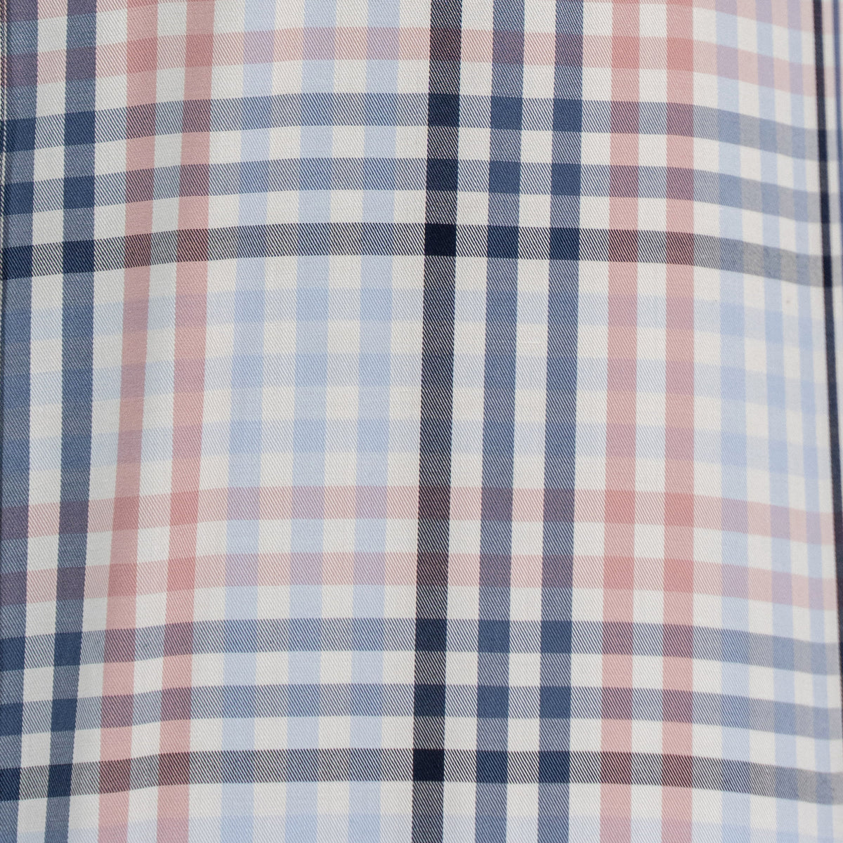 Camisa de Bambú de Cuadros Azul Manga Larga 2516081 - dioromx