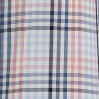 Camisa de Bambú de Cuadros Azul Manga Larga 2516081 - dioromx