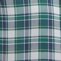 Camisa Verde de Cuadros Manga Corta 100% Algodón 2516127 - dioromx