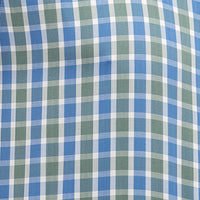 Camisa Azul de Cuadros Manga Corta 100% Algodón 2516134