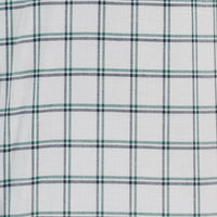Camisa Cuadros Blanca Manga Corta 100% Algodón 2516143 - dioromx