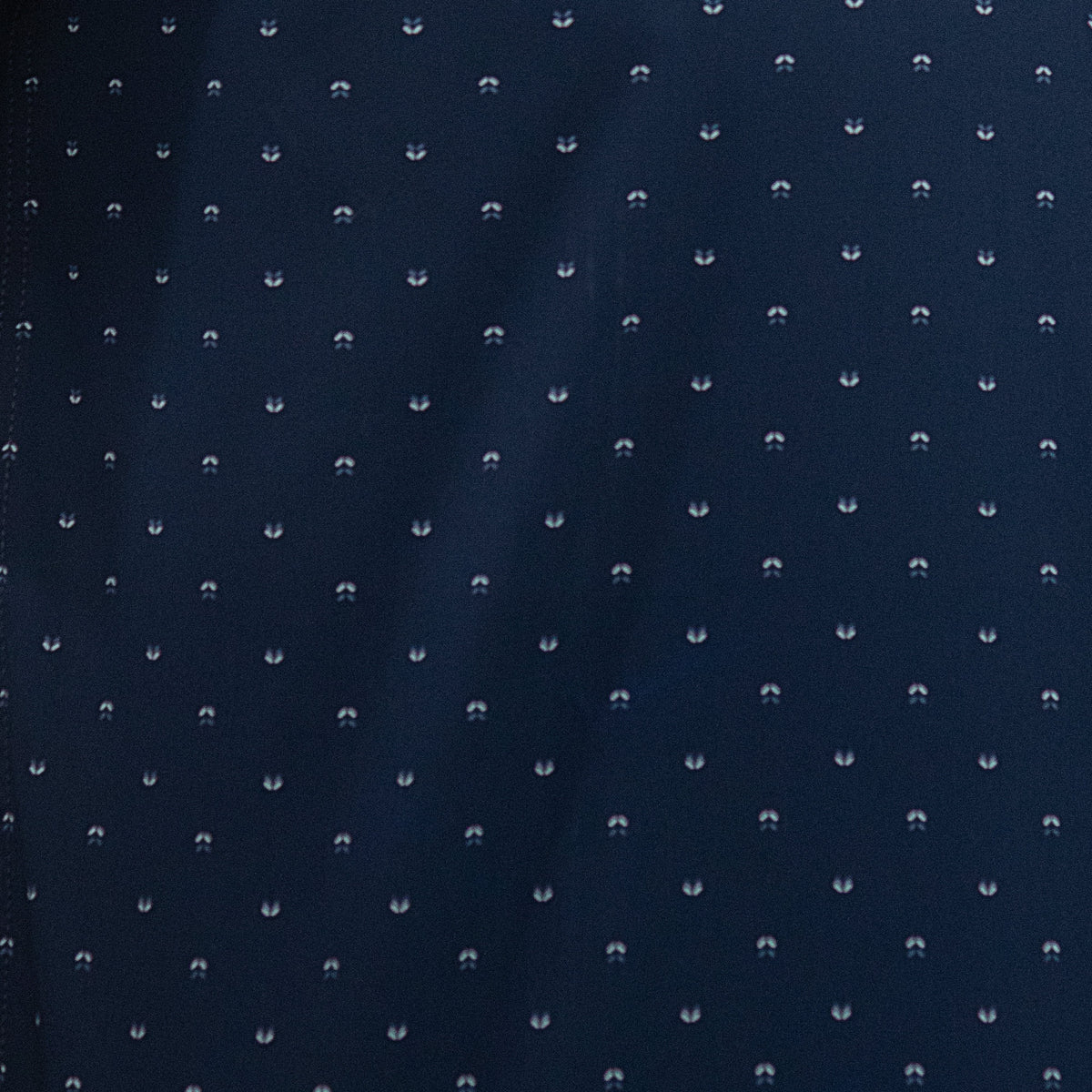 Camisa Estampada Azul Manga Corta 100% Algodón 2516158