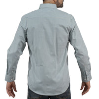Camisa con Cuadros Verde Manga Larga 100% Algodón 2601002 - dioromx