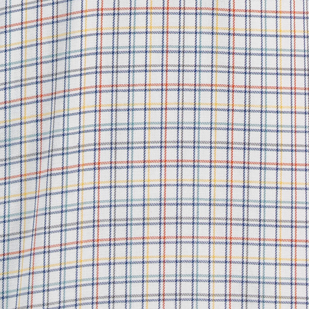 Camisa de Cuadros Blanca Manga Corta 100% Algodón Talla Extra 2601004 - dioromx