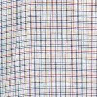 Camisa de Cuadros Blanca Manga Corta 100% Algodón Talla Extra 2601004 - dioromx