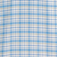 Camisa con Cuadros Azul Manga Larga 100% Algodón 2602008 - dioromx