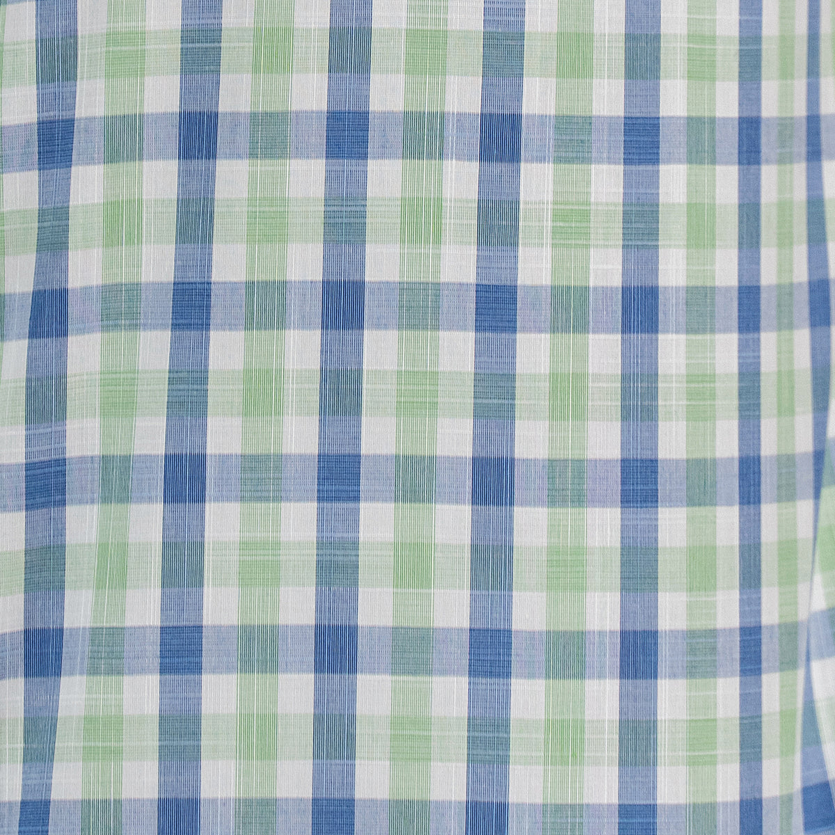 Camisa Verde de Cuadros Manga Corta 100% Algodón 2602011 - dioromx