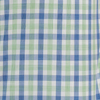 Camisa Verde de Cuadros Manga Corta 100% Algodón 2602011 - dioromx