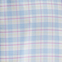 Camisa Cuadros Azul Manga Larga 100% Algodón Talla Extra 2603014