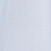 Camisa Cuadros Azul Manga Larga 100% Algodón 2603015