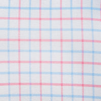 Camisa Cuadros Blanca Manga Corta 100% Algodón 2603025