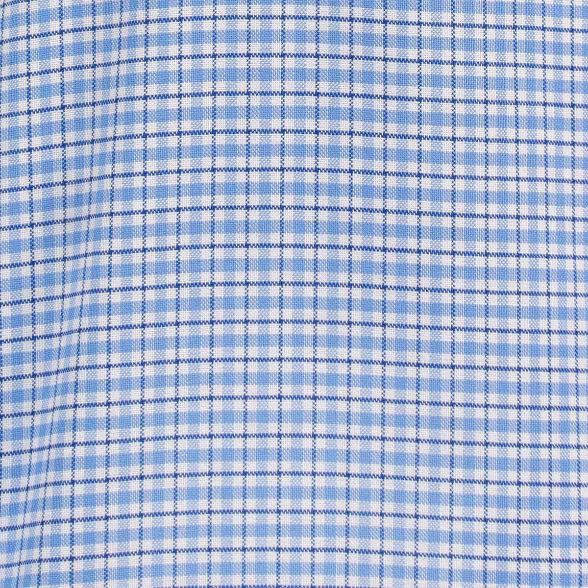 Camisa Cuadros Azul Manga Larga 100% Algodón 2604030 - dioromx