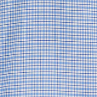 Camisa Cuadros Azul Manga Larga 100% Algodón 2604030 - dioromx