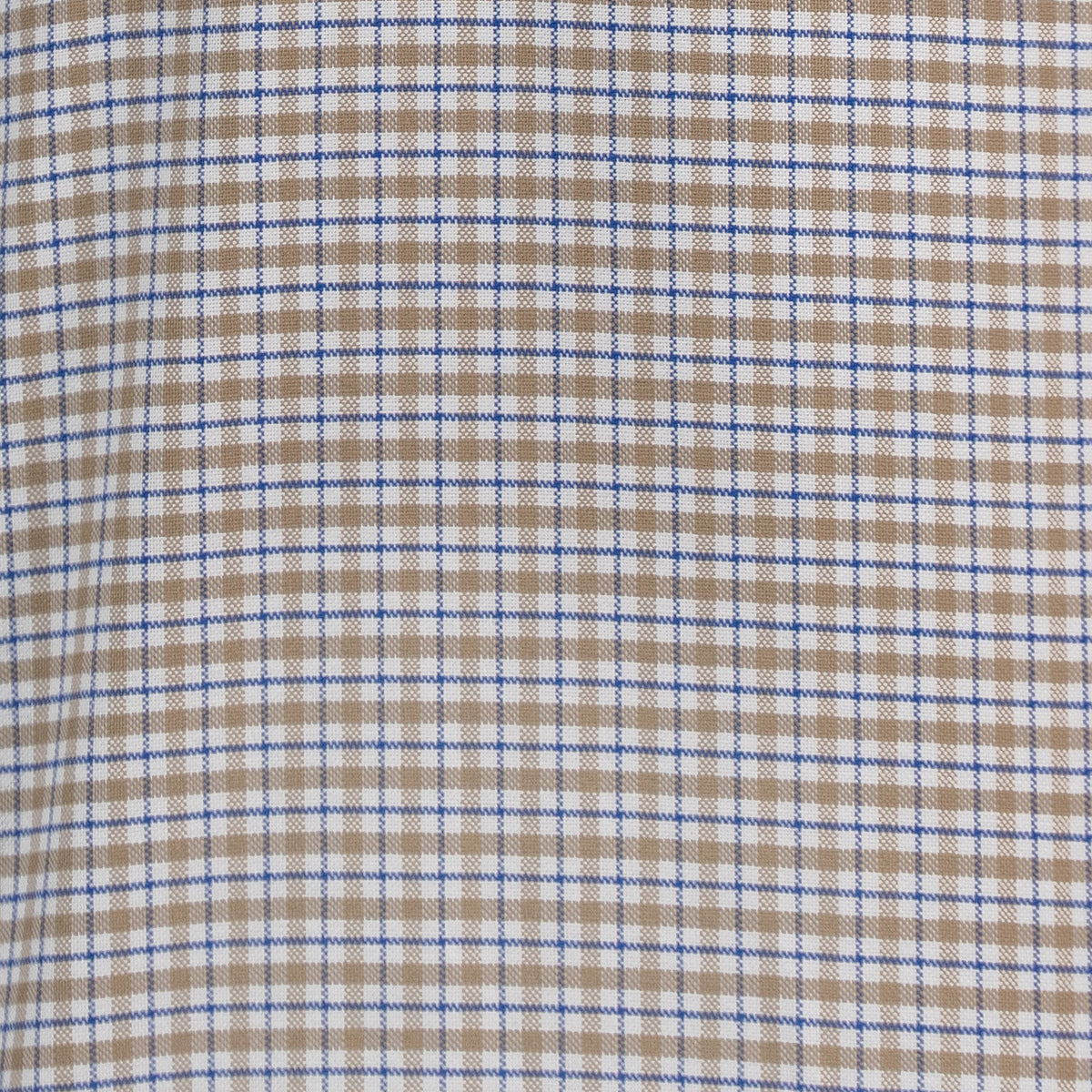 Camisa Cuadros Café Manga Larga 100% Algodón 2604031 - dioromx