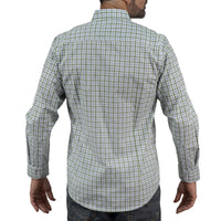 Camisa Cuadros Verde Manga Larga 100% Algodón 2604036 - dioromx