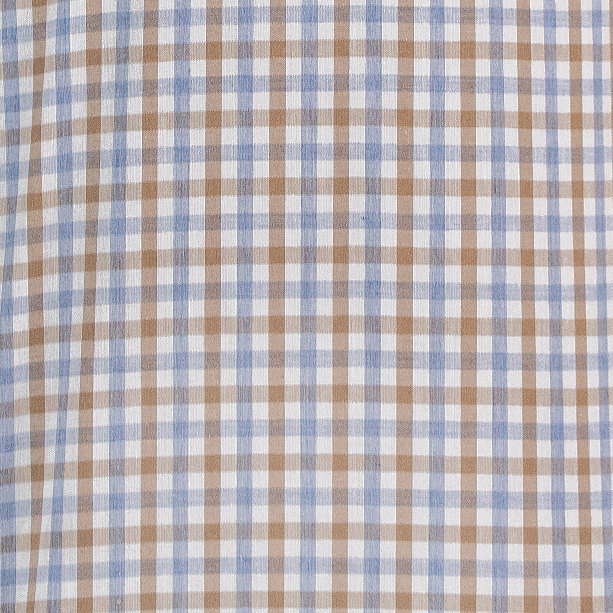 Camisa Cuadros Café Manga Larga 100% Algodón 2604037 - dioromx