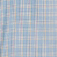 Camisa Azul Cuadros Manga Corta 100% Algodón 2604047 - dioromx