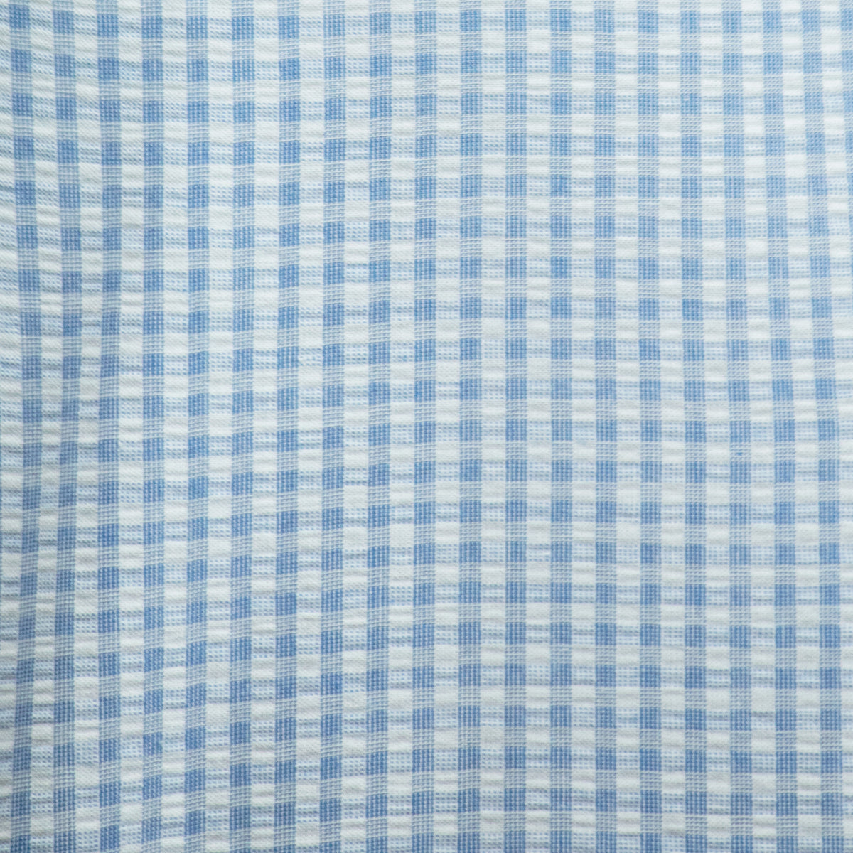 Camisa Azul Cuadros Manga Corta 100% Algodón 2604050