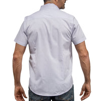 Camisa Morada Lisa Manga Corta 100% Algodón 2604053