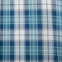 Camisa Cuadros Azul Manga Larga 100% Algodón 2605058