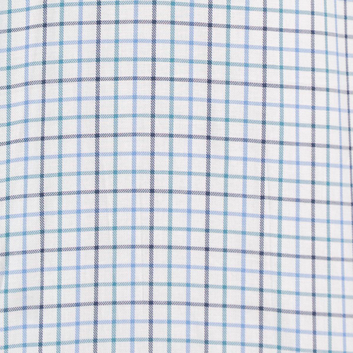 Camisa Cuadros Blanca Manga Larga 100% Algodón 2605059
