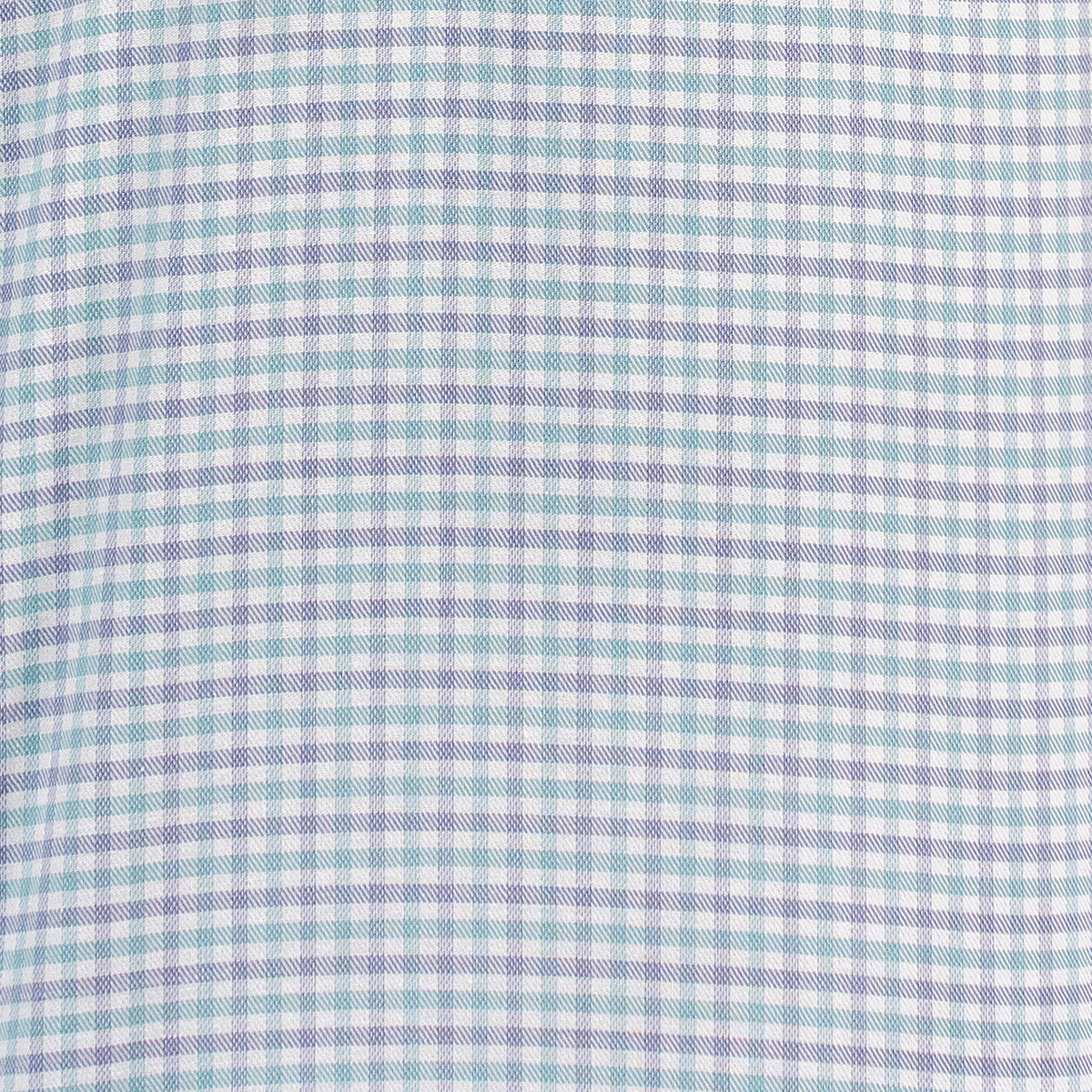 Camisa Cuadros Blanca Manga Larga 100% Algodón 2605060