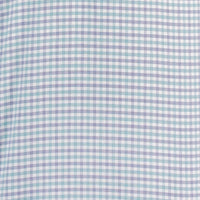 Camisa Cuadros Blanca Manga Larga 100% Algodón 2605060