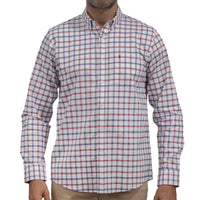Camisa Cuadros Blanca Manga Larga 100% Algodón 2605063