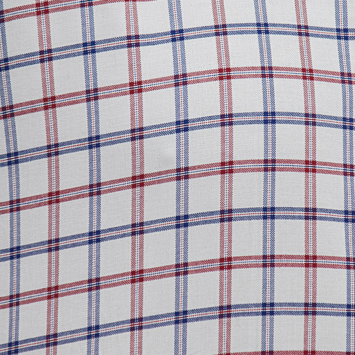 Camisa Cuadros Blanca Manga Larga 100% Algodón 2605063