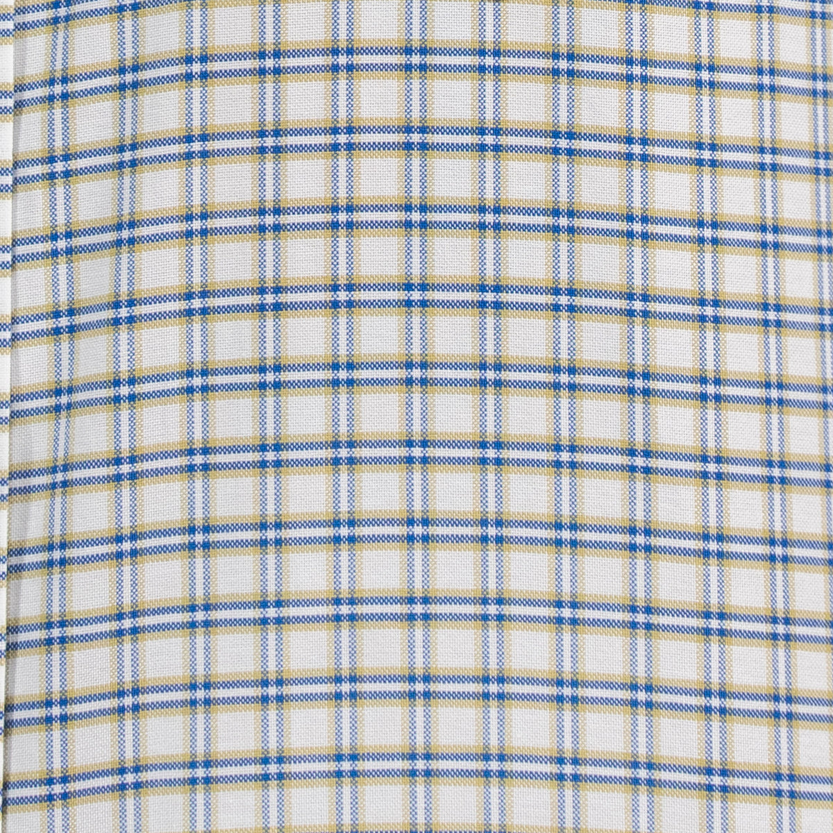 Camisa Cuadros Blanca Manga Larga 100% Algodón 2605065