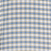 Camisa Cuadros Blanca Manga Larga 100% Algodón 2605065