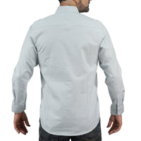 Camisa Cuadros Aqua Manga Larga 100% Algodón 2605066