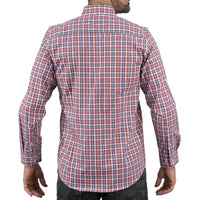 Camisa Cuadros Roja Manga Larga 100% Algodón 2605068