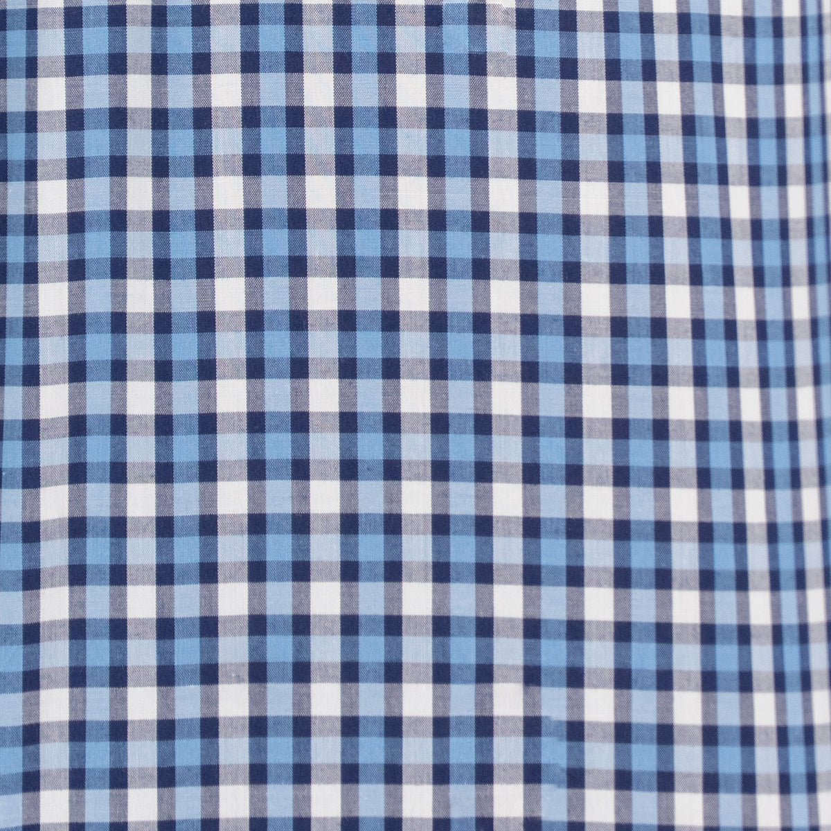 Camisa Cuadros Azul Manga Larga 100% Algodón 2605069