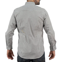 Camisa Verde Cuadros Manga Larga 100% Algodón 2605071