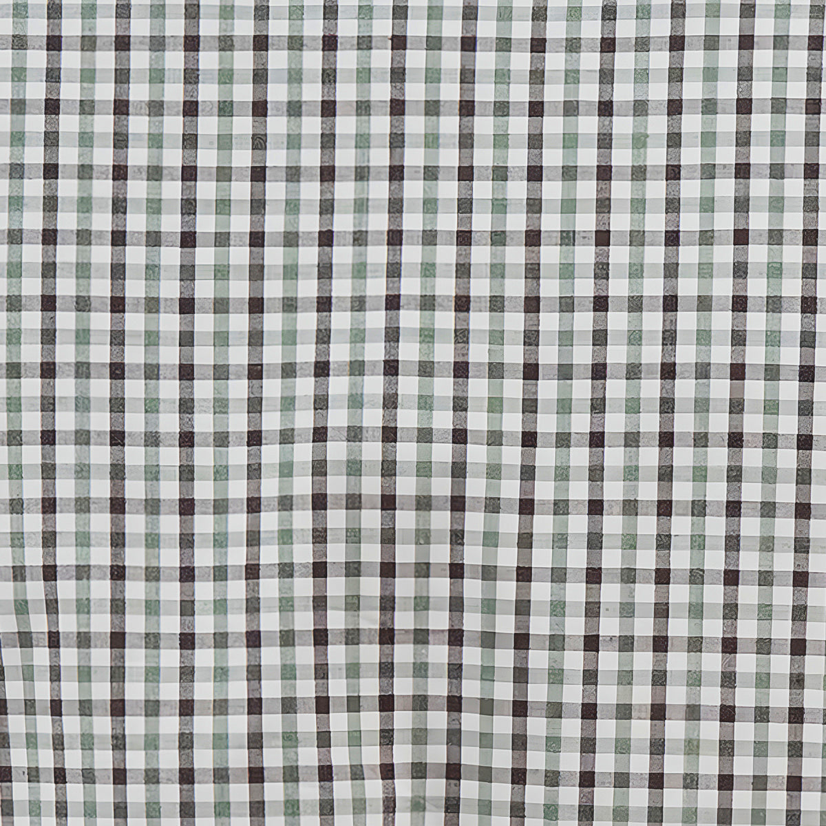 Camisa Verde Cuadros Manga Larga 100% Algodón 2605071