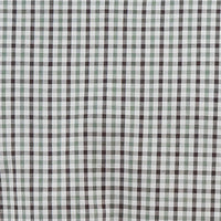 Camisa Verde Cuadros Manga Larga 100% Algodón 2605071