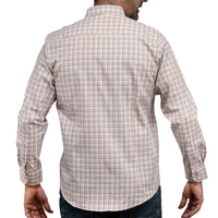 Camisa Cuadros Multicolor Manga Larga 100% Algodón 2605074