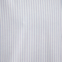 Camisa Rayas Blanca Manga Larga 100% Algodón 2605080