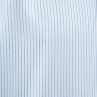 Camisa Rayas Azul Manga Larga 100% Algodón 2605081