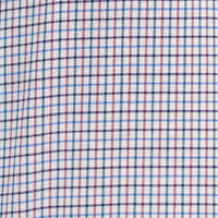 Camisa Cuadros Blanca Manga Corta 100% Algodón 2605085