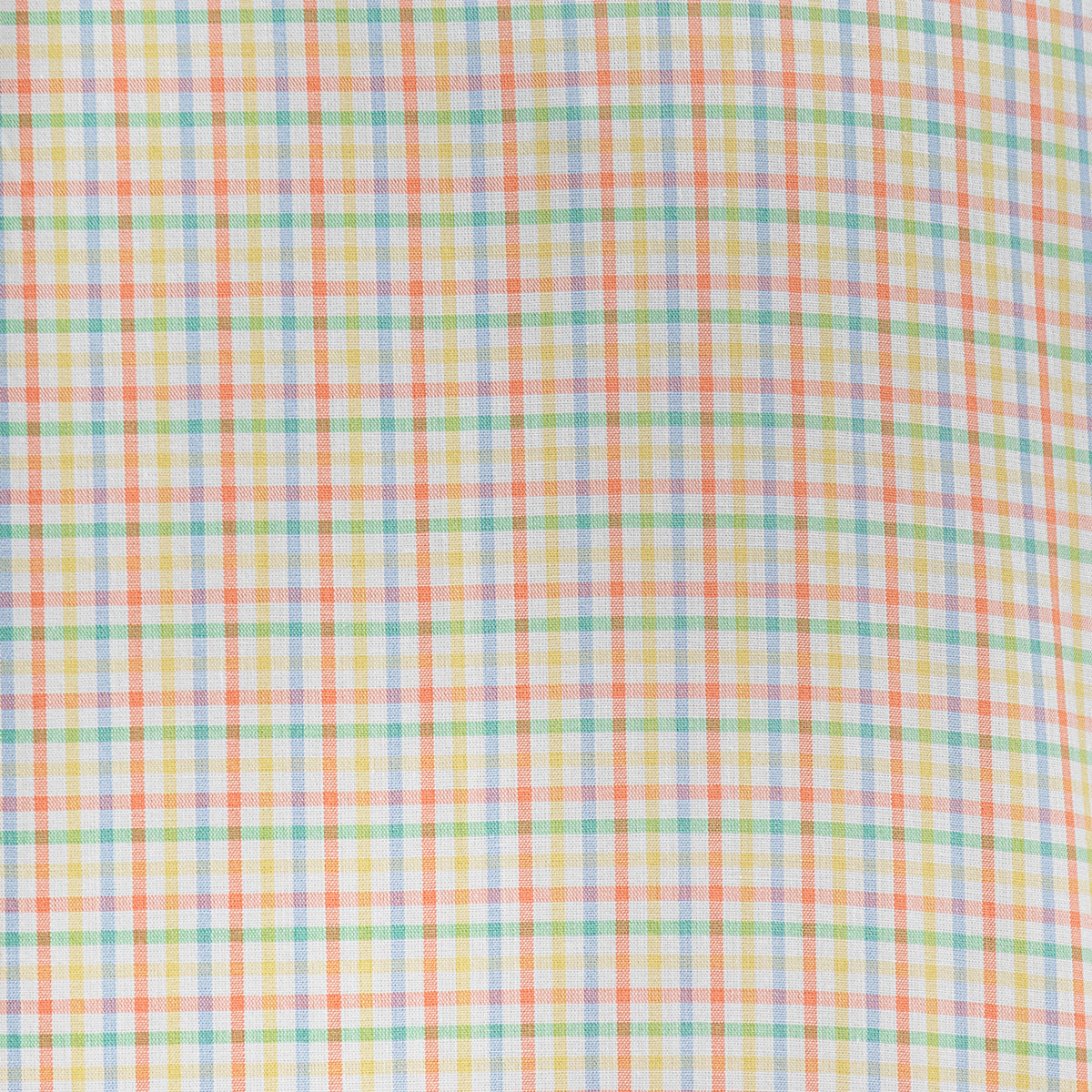 Camisa Cuadros Amarilla Manga Corta 100% Algodón 2605090